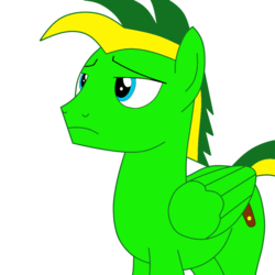 Size: 1024x1022 | Tagged: safe, artist:didgereethebrony, oc, oc only, oc:didgeree, pegasus, pony, lost in thought, male, needs more saturation, simple background, solo, stallion, thinking, transparent background