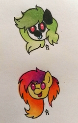 Size: 2476x3898 | Tagged: oc name needed, safe, artist:dawn-designs-art, oc, panda, pony, green mane, high res, multicolored hair, oc unknown, rose eyes, tongue out, yellow coat