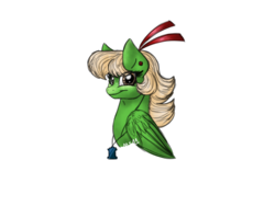 Size: 2048x1536 | Tagged: safe, artist:melonseed11, oc, oc only, oc:melon seed, pegasus, pony, bust, female, mare, portrait, simple background, solo, transparent background