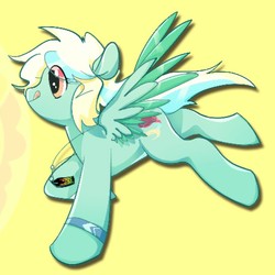 Size: 720x719 | Tagged: artist needed, safe, oc, oc only, oc:breeze swirl, pony, china ponycon, prance and party, solo