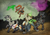 Size: 5000x3529 | Tagged: safe, alternate version, artist:sitrirokoia, oc, oc only, oc:calamity, oc:littlepip, oc:pyrelight, oc:steelhooves, oc:velvet remedy, oc:xenith, balefire phoenix, earth pony, ghoul, pegasus, phoenix, pony, unicorn, zebra, fallout equestria, absurd resolution, applejack's rangers, armor, battle saddle, blood, blood stains, brotherhood of steel, canterlot, clothes, dashite, fallout, fanfic, fanfic art, female, glowing horn, gun, handgun, hat, hooves, horn, jumpsuit, levitation, little macintosh, magic, male, mare, optical sight, pink cloud (fo:e), pipboy, pipbuck, poster, power armor, revolver, stallion, steel ranger, teeth, telekinesis, vault suit, wasteland, weapon, wings