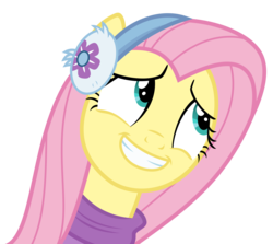 Size: 3359x3000 | Tagged: safe, artist:sollace, fluttershy, pony, g4, my little pony best gift ever, .svg available, clothes, cute, earmuffs, female, fluttershy's purple sweater, high res, show accurate, shyabetes, simple background, smiling, solo, sweater, sweatershy, transparent background, vector, winter outfit