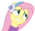 Size: 3359x3000 | Tagged: safe, artist:sollace, fluttershy, pony, g4, my little pony best gift ever, .svg available, clothes, cute, earmuffs, female, fluttershy's purple sweater, high res, show accurate, shyabetes, simple background, smiling, solo, sweater, sweatershy, transparent background, vector, winter outfit