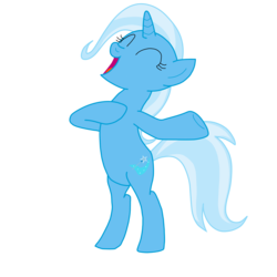 Size: 8000x8000 | Tagged: safe, artist:optimusv42, trixie, gorilla, pony, unicorn, g4, absurd resolution, bipedal, cave pony, caveman, cavemare, chest pounding, eyes closed, female, mare, open mouth, simple background, solo, tarzan, transparent background, vector