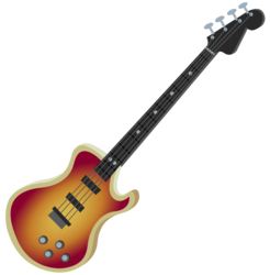Size: 3937x4000 | Tagged: safe, artist:mlpcreativelab, applejack, a case for the bass, equestria girls, g4, my little pony equestria girls: rainbow rocks, .ai available, .svg available, bass guitar, guitar, musical instrument, no pony, object, simple background, transparent background, vector