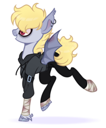 Size: 783x940 | Tagged: safe, artist:_spacemonkeyz_, oc, oc only, bat pony, pony, clothes, male, simple background, solo, stallion, transparent background