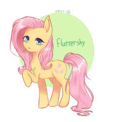 Size: 923x927 | Tagged: safe, artist:smallb, fluttershy, pony, g4, cute, female, mare, shyabetes, solo, wingless