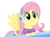 Size: 4045x3000 | Tagged: safe, artist:sollace, fluttershy, pegasus, pony, g4, my little pony best gift ever, .svg available, behaving like a dog, christmas, christmas lights, clothes, cute, earmuffs, female, flutterdog, fluttershy's purple sweater, high res, holiday, looking at you, show accurate, shyabetes, simple background, smiling, solo, spread wings, sweater, sweatershy, transparent background, vector, winter outfit