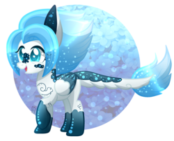 Size: 2412x1969 | Tagged: safe, artist:sugaryicecreammlp, oc, oc only, oc:star whistlecloud, pegasus, pony, colored pupils, female, mare, solo, two toned wings