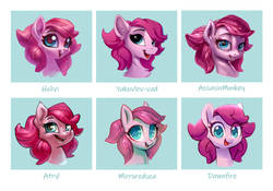 Size: 1600x1123 | Tagged: safe, artist:holivi, oc, oc only, oc:holivi, pony, cute, female, looking at you, mare, open mouth, style emulation