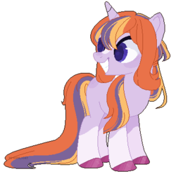 Size: 368x365 | Tagged: safe, artist:m-00nlight, oc, oc only, pony, unicorn, female, mare, simple background, solo, transparent background