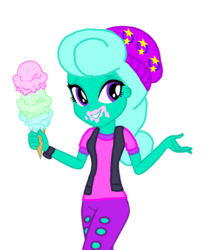 Size: 890x1080 | Tagged: safe, artist:徐詩珮, glitter drops, starlight glimmer, equestria girls, g4, spoiler:eqg specials, equestria girls-ified, food, ice cream, simple background, transparent background