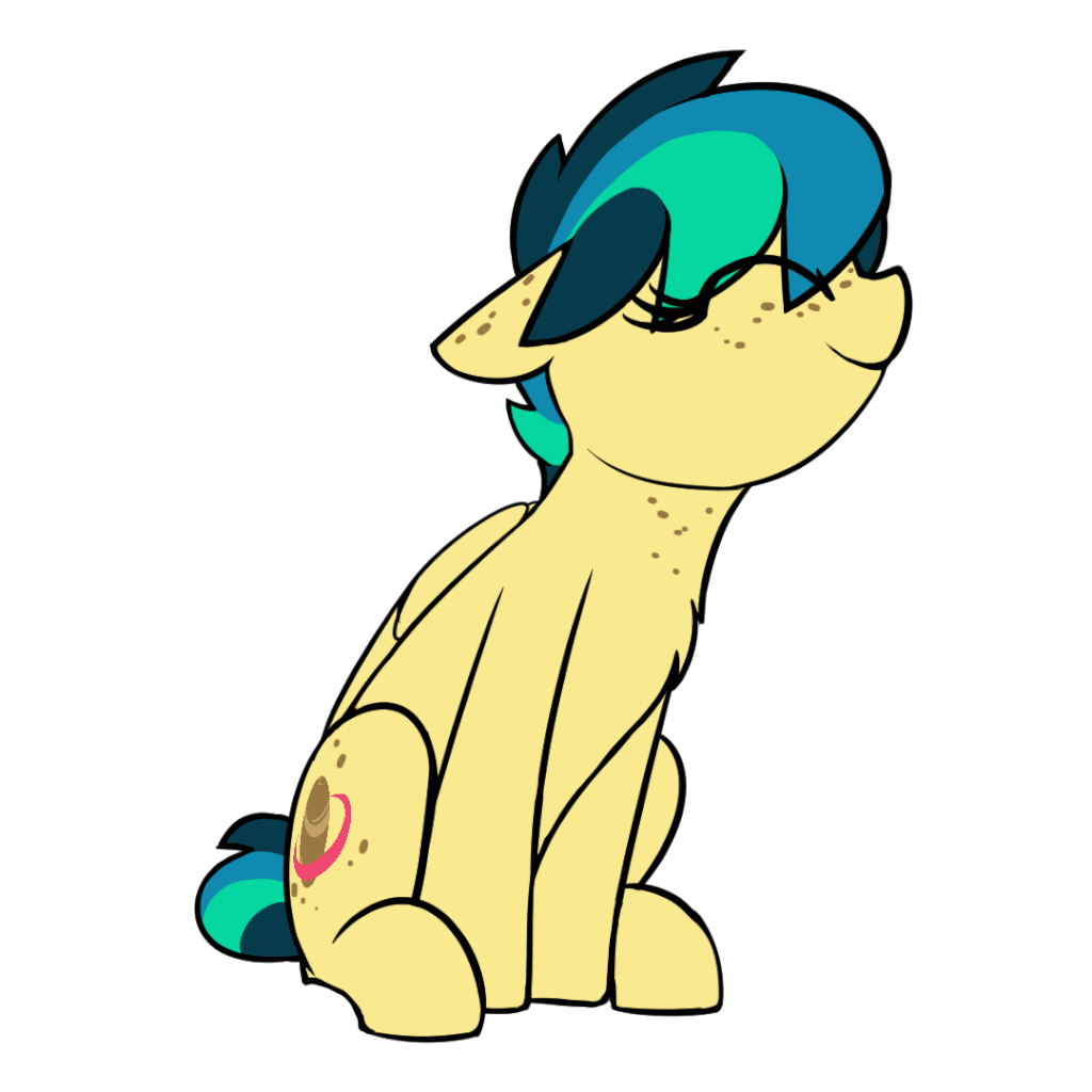 oc:apogee, pegasus, pony, animated, chest fluff, chest freckles, cute, daaa...