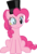 Size: 2381x3500 | Tagged: safe, pinkie pie, earth pony, pony, g4, hat, high res, monocle, simple background, top hat, transparent background, vector