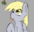 Size: 2834x2598 | Tagged: safe, artist:jubyskylines, derpy hooves, pony, g4, :p, high res, mistletoe, silly, tongue out