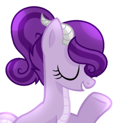 Size: 692x694 | Tagged: safe, artist:sapphireartemis, oc, oc only, oc:tanzanite, dracony, hybrid, bust, female, interspecies offspring, offspring, parent:rarity, parent:spike, parents:sparity, portrait, simple background, solo, transparent background