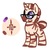 Size: 890x890 | Tagged: safe, oc, oc only, oc:arctic star, pony, zebra, zebracorn, glasses, reference sheet, solo