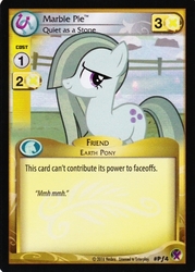 Size: 344x480 | Tagged: safe, marble pie, earth pony, pony, g4, card, ccg, female, solo, trading card