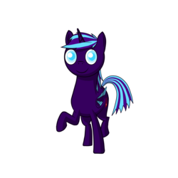 Size: 1200x1200 | Tagged: safe, artist:dark_wind, derpibooru exclusive, oc, oc only, oc:dark wind, alicorn, pony, unicorn, 2019 community collab, derpibooru community collaboration, alicorn oc, colored wings, looking at you, male, multicolored hair, multicolored tail, multicolored wings, simple background, smiling, solo, transparent background, wings