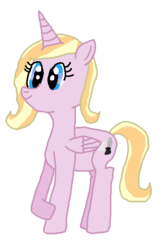 Size: 460x686 | Tagged: safe, artist:nightshadowmlp, oc, oc only, oc:ola tiger, alicorn, pony, alicorn oc, ms paint, ponysona, simple background, smiling, solo, transparent background