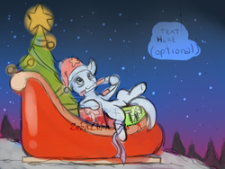 Size: 800x600 | Tagged: safe, artist:zobaloba, oc, oc only, pony, advertisement, auction, christmas, commission, digital art, holiday, sketch, snow, solo, your character here