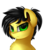 Size: 1722x2003 | Tagged: safe, artist:pridark, oc, oc only, oc:uppercute, earth pony, pony, bust, commission, female, green eyes, mare, portrait, simple background, solo, transparent background