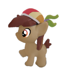 Size: 453x494 | Tagged: safe, artist:dec browne, button mash, pony, g4, blind bag, colt, foal, male, simple background, solo, toy, toy edit