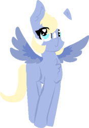Size: 329x470 | Tagged: safe, artist:nootaz, oc, oc only, pegasus, pony, heart eyes, simple background, solo, transparent background, wingding eyes