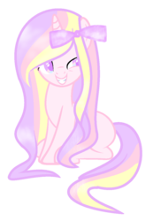 Size: 800x1154 | Tagged: safe, artist:samanthiee, oc, oc only, oc:sugar sprinkles, pony, unicorn, female, mare, simple background, sitting, solo, transparent background