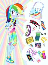 Size: 892x1200 | Tagged: safe, artist:sapphiregamgee, applejack, fluttershy, pinkie pie, rainbow dash, rarity, scott green, spike, tennis match, thunderbass, twilight sparkle, alicorn, dog, equestria girls, equestria girls (movie), equestria girls series, awkward, bag, blushing, clothes, commissioner:shortskirtsandexplosions, fashion, geode of super speed, leggings, magical geodes, purse, shoes, sneakers, spike the dog, twilight sparkle (alicorn)