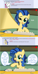 Size: 800x1551 | Tagged: dead source, safe, artist:flash equestria photography, oc, oc only, oc:milky way, earth pony, pony, milkmare of trottingham, 4chan, ask, computer mouse, female, keyboard, mare, solo, tumblr