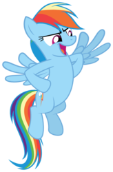 Size: 460x700 | Tagged: safe, artist:myrami, rainbow dash, pony, g4, the mysterious mare do well, .svg available, female, hooves on hips, simple background, solo, transparent background, vector