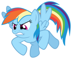 Size: 540x445 | Tagged: safe, artist:myrami, rainbow dash, pony, g4, the mysterious mare do well, .svg available, female, simple background, solo, transparent background, vector