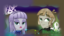 Size: 1288x724 | Tagged: safe, artist:yaycelestia0331, maud pie, mudbriar, equestria girls, g4, the maud couple, clothes, equestria girls-ified, female, male, ship:maudbriar, shipping, straight, text