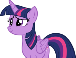 Size: 5054x3896 | Tagged: safe, artist:andoanimalia, twilight sparkle, alicorn, pony, g4, the times they are a changeling, cute, female, folded wings, happy, mare, simple background, smiling, solo, transparent background, twiabetes, twilight sparkle (alicorn), vector, wings