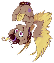 Size: 1024x1193 | Tagged: safe, artist:midnightpremiere, oc, oc only, oc:hors, pegasus, pony, 2019 community collab, derpibooru community collaboration, flying, looking at you, simple background, smiling, solo, spread wings, transparent background, upside down, wings