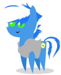 Size: 500x620 | Tagged: safe, artist:souleevee99, oc, oc only, earth pony, pony, digital art, male, pointy ponies, signature, simple background, smiling, solo, stallion, transparent background, ych result