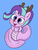 Size: 768x1024 | Tagged: safe, artist:ponetistic, starlight glimmer, lamia, original species, snake pony, g4, antlers, christmas, female, holiday, lamiafied, red nosed reindeer, solo, species swap