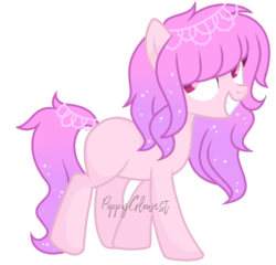 Size: 766x736 | Tagged: safe, artist:poppyglowest, oc, oc only, earth pony, pony, female, mare, simple background, solo, transparent background