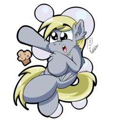Size: 2000x2000 | Tagged: safe, artist:viejillox64art, derpy hooves, pegasus, pony, g4, cheek fluff, ear fluff, female, high res, simple background, solo, sticker, transparent background