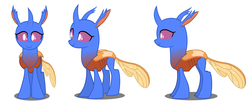 Size: 1567x656 | Tagged: safe, artist:flash equestria photography, oc, oc only, oc:ocelli, changedling, changeling, changeling oc, herm, intersex, reference sheet, show accurate, solo