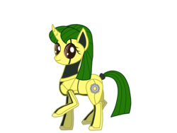 Size: 2048x1536 | Tagged: safe, oc, oc only, pony, robot, robot pony, unicorn, 2019 community collab, derpibooru community collaboration, female, mare, simple background, solo, transparent background