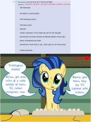 Size: 800x1070 | Tagged: dead source, safe, artist:flash equestria photography, oc, oc only, oc:milky way, earth pony, pony, milkmare of trottingham, 4chan, ask, computer mouse, female, keyboard, mare, solo, tumblr