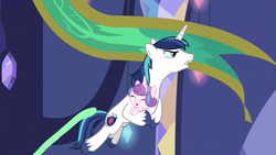 Size: 1280x720 | Tagged: safe, screencap, princess flurry heart, shining armor, pony, g4, my little pony best gift ever