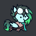Size: 128x128 | Tagged: safe, artist:trololohstuffs, oc, oc:gryph xander, pegasus, pony, animated, boots, chibi, clothes, cute, gif, gif for breezies, goggles, jacket, male, pants, picture for breezies, scarf, shoes, silly, solo, spinning, stallion, you spin me right round