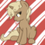 Size: 2100x2100 | Tagged: safe, artist:lannielona, oc, oc only, oc:honey bee, pony, unicorn, abstract background, candy, candy cane, christmas, female, food, high res, holiday, looking back, mare, sitting, solo, wrapping paper, ych result