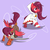 Size: 500x500 | Tagged: safe, artist:jessy, oc, oc only, oc:berry sweet, pegasus, pony, female, mare, open mouth, samurai, solo, sword, weapon, white mage