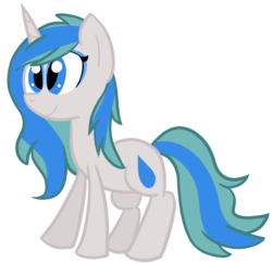 Size: 962x933 | Tagged: safe, artist:technoponywardrobe, derpibooru exclusive, oc, oc only, oc:charity seashell, pony, unicorn, 2019 community collab, derpibooru community collaboration, blue eyes, cute, eyeshadow, female, makeup, mare, medibang paint, simple background, solo, transparent background, water droplet