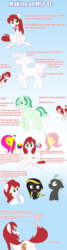 Size: 800x3000 | Tagged: safe, artist:jessy, fluttershy, thunderlane, oc, oc:palette swap, earth pony, pony, g4, color wheel, eyes closed, female, heart, how to, looking at you, mare, smiling