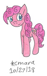 Size: 567x916 | Tagged: safe, artist:cmara, pinkie pie, earth pony, pony, g4, female, solo, traditional art